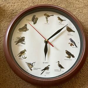 Sangtai 5168 Quartz 10” Singing Bird Clock *Works*